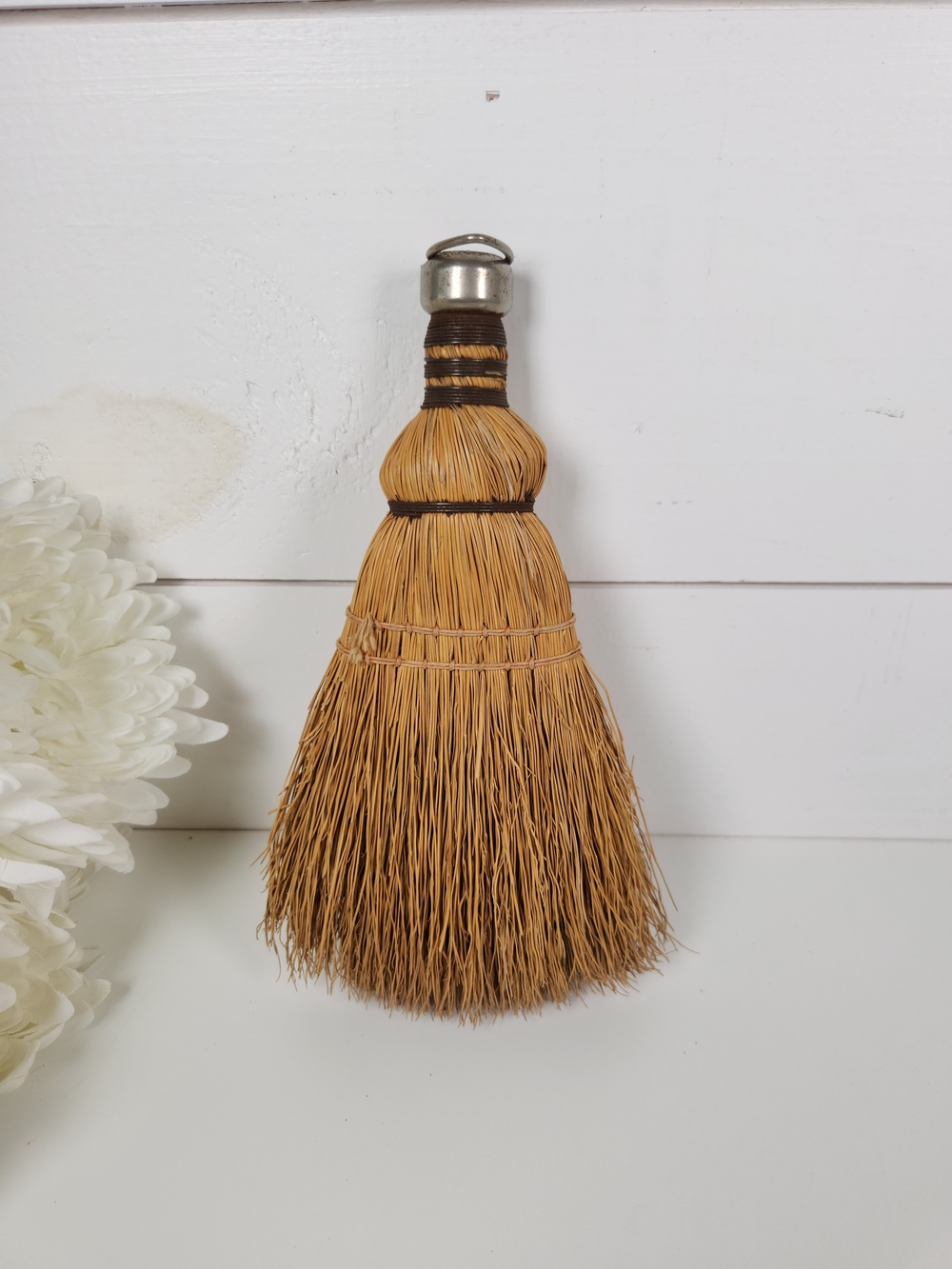 Vintage Whisk Broom | Primitive Farmhouse Brooms | Old Hand Whisk Broom | Rustic